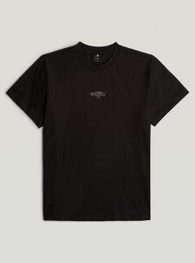 Running Dog Logo Loose T-Shirt